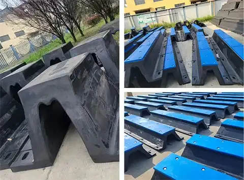 High Elasticity Solid Rubber Fenders